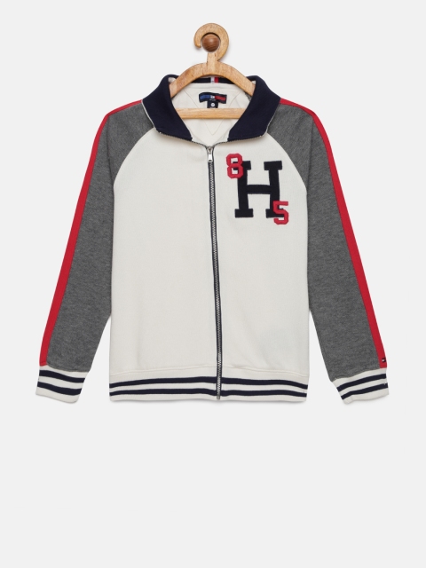 

Tommy Hilfiger Boys White Solid Sweater
