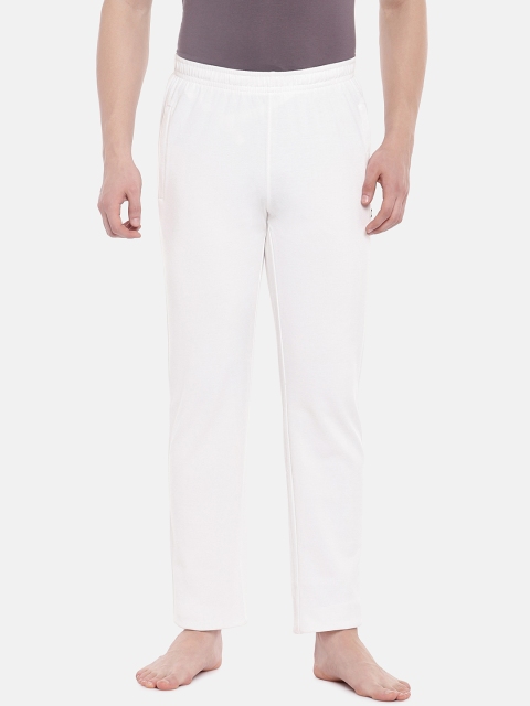 

Sweet Dreams Men White Solid Lounge Pants