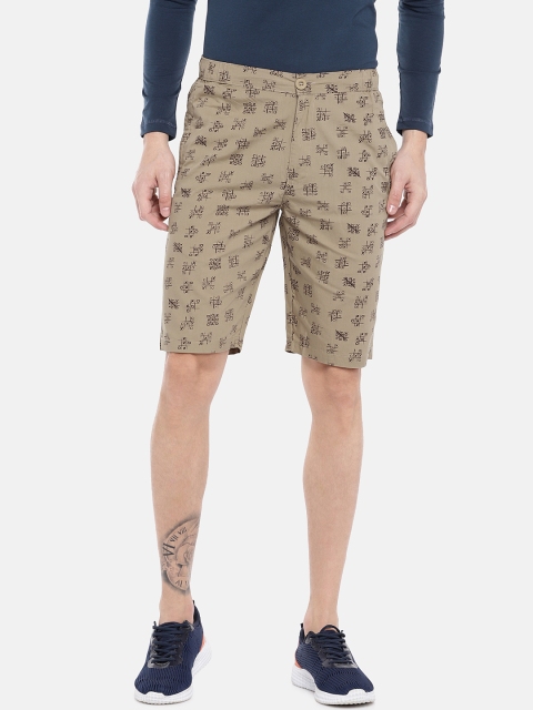 

Sweet Dreams Men Beige Printed Regular Shorts