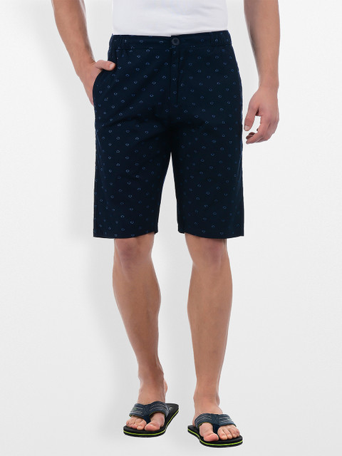 

Sweet Dreams Men Navy Blue Printed Regular Fit Regular Shorts