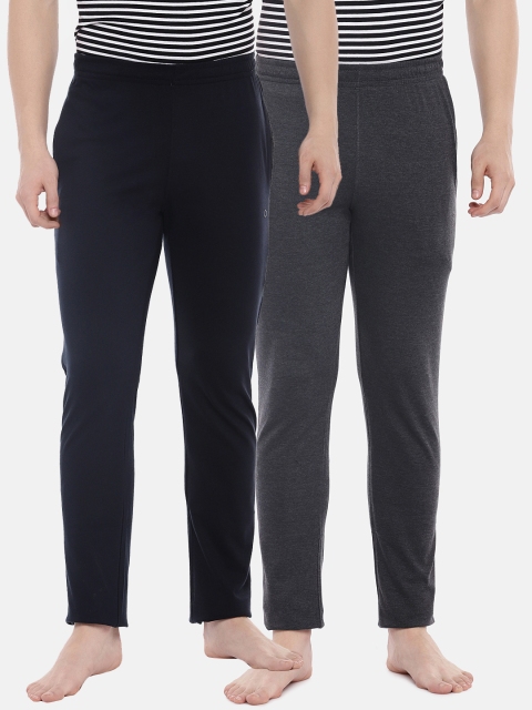 

Sweet Dreams Pack Of 2 Assorted Solid Lounge Pants F-MP-0386 COL 2 (NVY+CHR)