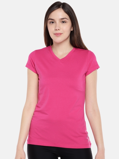 

Sweet Dreams Women Pink Solid Lounge T-shirt F-LAT-405