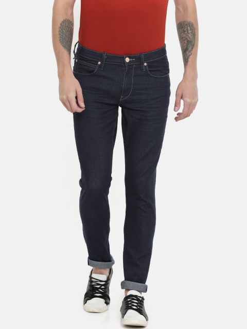 

Lee Men Blue Bruce Skinny Fit Mid-Rise Clean Look Stretchable Jeans
