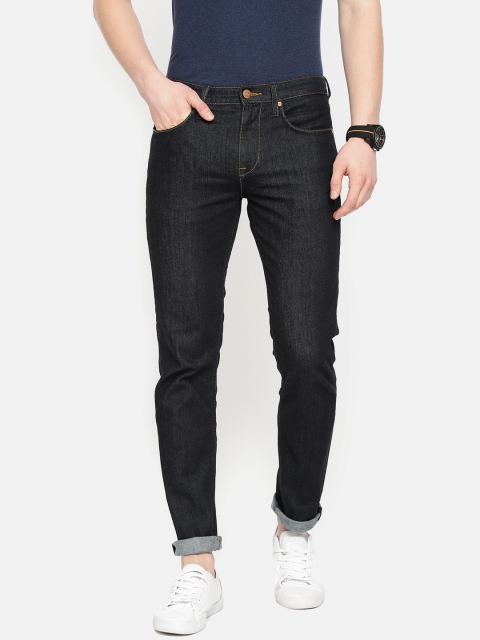 

Lee Men Navy Blue Travis Slim Fit Mid-Rise Clean Look Stretchable Jeans