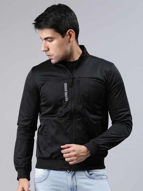 

Lee Men Black Solid Slim Fit Bomber Slim Fit Jacket