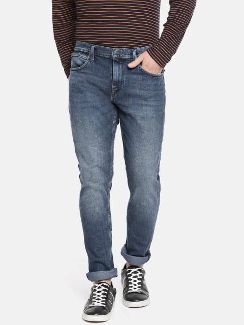 

Lee Men Blue Bruce Skinny Fit Mid-Rise Clean Look Stretchable Jeans