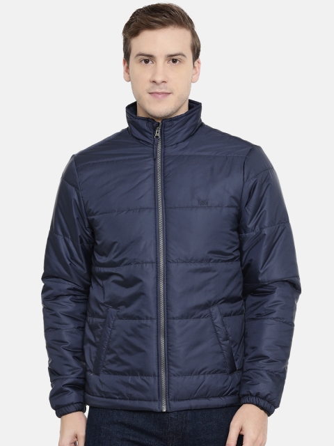 

Lee Men Blue Solid Puffer Slim Fit Jacket