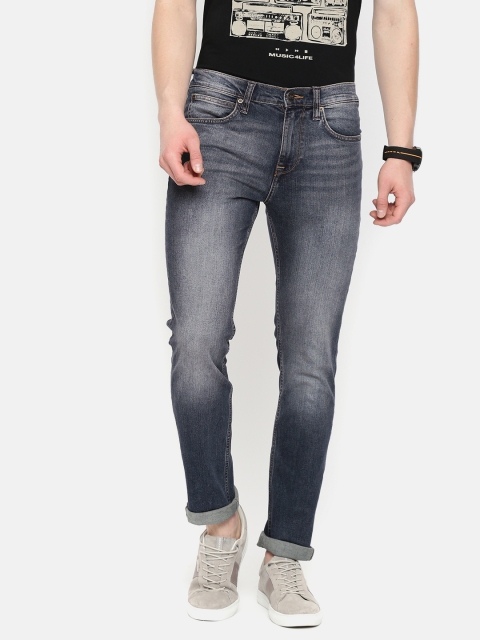 

Lee Men Blue Travis Slim Narrow Fit Mid-Rise Clean Look Stretchable Jeans
