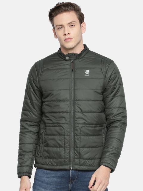 

Lee Urban Riders Men Olive Green Solid Gaspard Padded Slim Fit Jacket