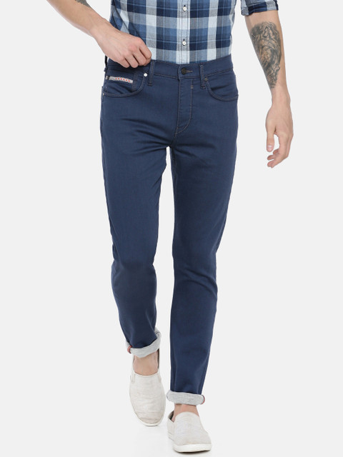 

Lee Urban Riders Men Blue Anton Slim Fit Mid-Rise Clean Look Stretchable Jeans