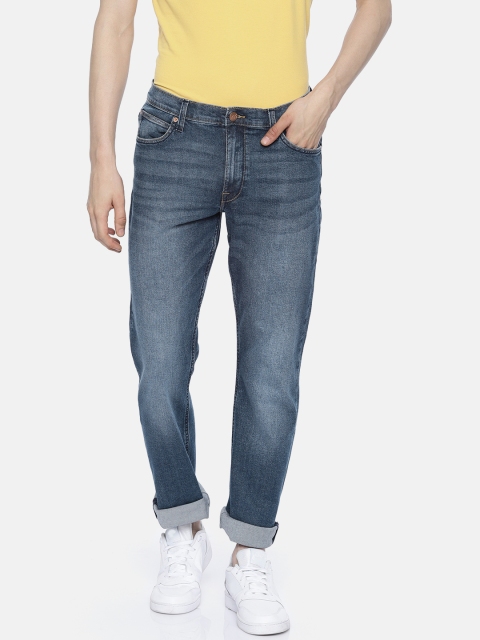 

Lee Men Blue Rodeo Regular Fit Mid-Rise Clean Look Stretchable Jeans