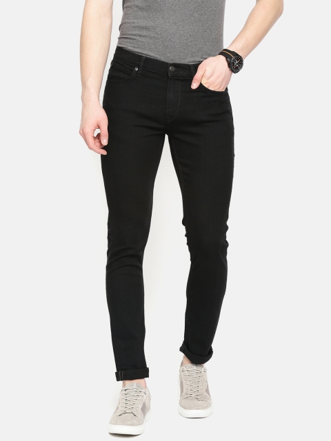 

Lee Men Black Bruce Skinny Fit Mid-Rise Clean Look Stretchable Jeans