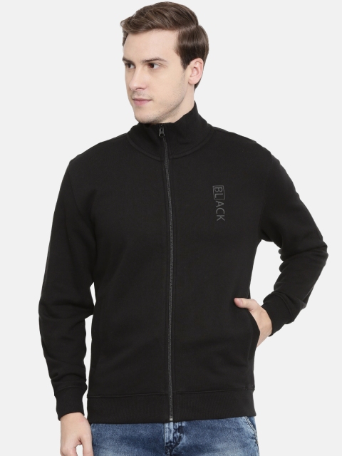 

Lee Men Black Solid Sweatshirt