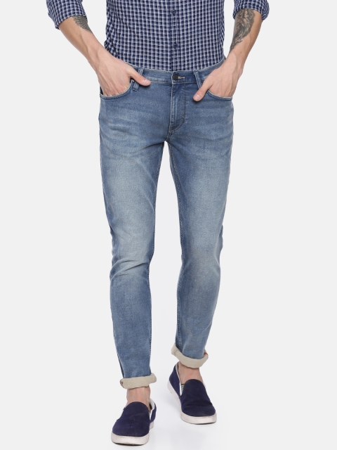 

Lee Men Bruce Blue Skinny Fit Mid-Rise Clean Look Stretchable Jeans