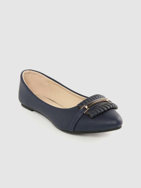 

Van Heusen Woman Women Navy Blue Solid Ballerinas