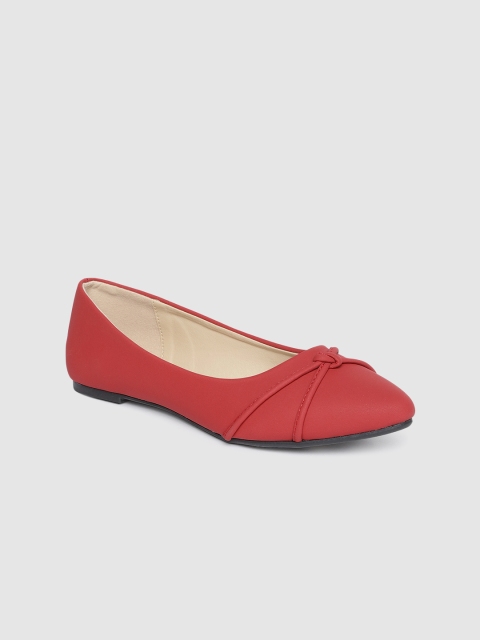 

Van Heusen Woman Women Red Solid Ballerinas