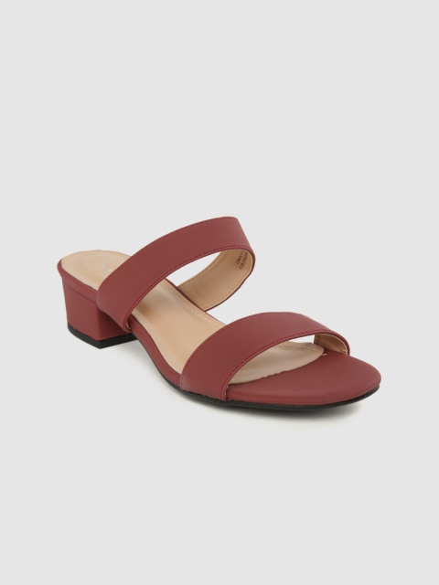 

Van Heusen Woman Women Maroon Solid Heels
