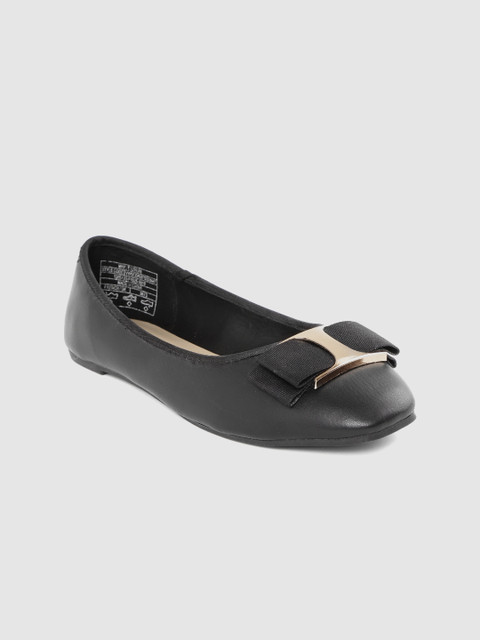 

Van Heusen Woman Women Black Solid Ballerinas