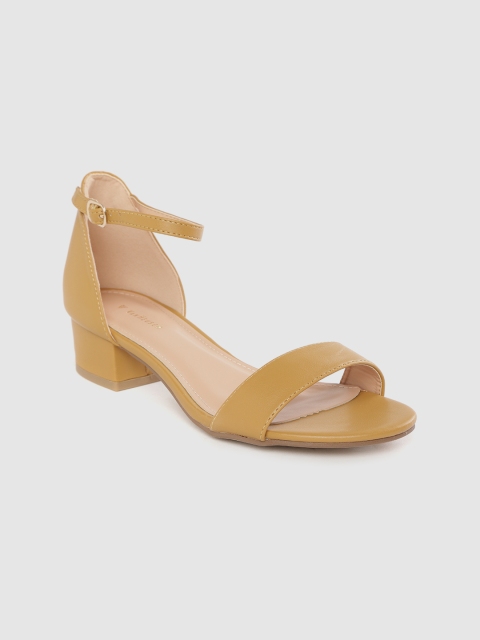 

Van Heusen Woman Women Tan Brown Solid Heels