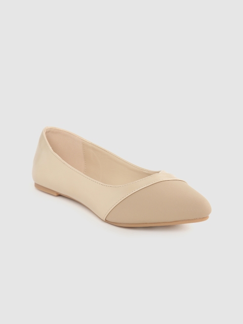 

Van Heusen Woman Women Beige Solid Ballerinas