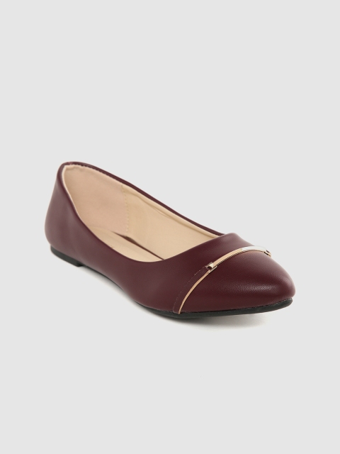 

Van Heusen Woman Burgundy Solid Ballerinas