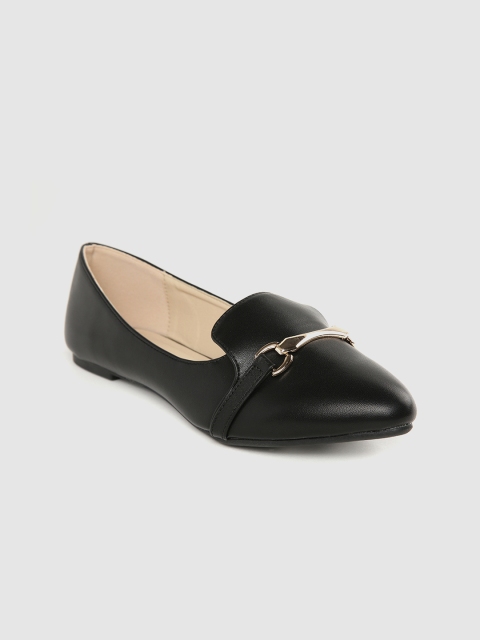 

Van Heusen Woman Black Solid Ballerinas