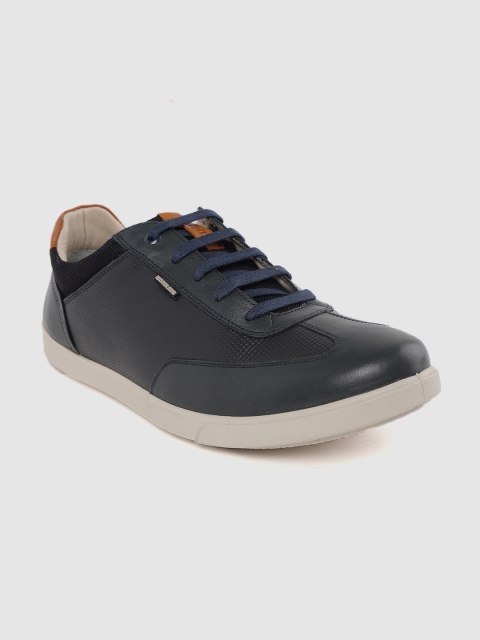 

Woodland Men Navy Blue Textured Sneakers
