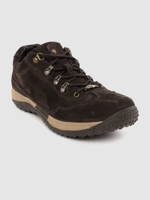 

Woodland Men Coffee Brown Nubuck Driving Shoes