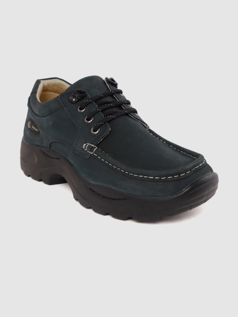 

Woodland Men Navy Blue Nubuck Derbys