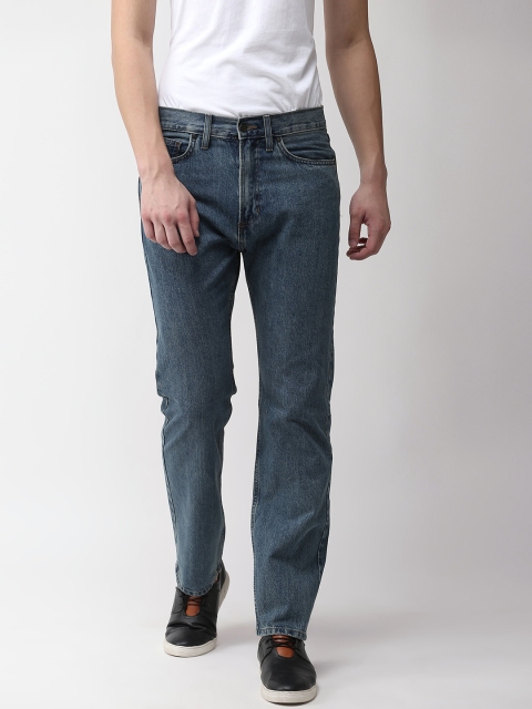 

Marks & Spencer Men Blue Regular Fit Mid-Rise Clean Look Jeans