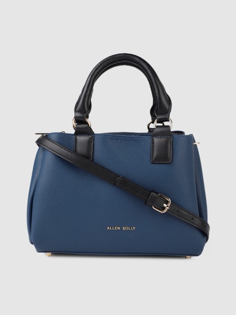 

Allen Solly Blue Solid Handheld Bag