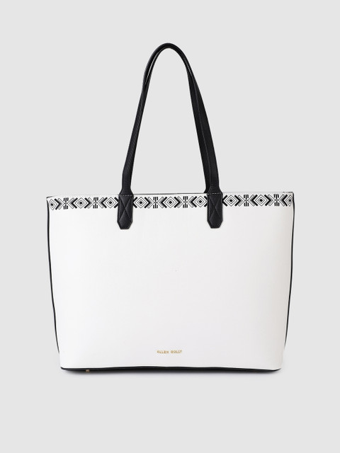 

Allen Solly White Solid Shoulder Bag