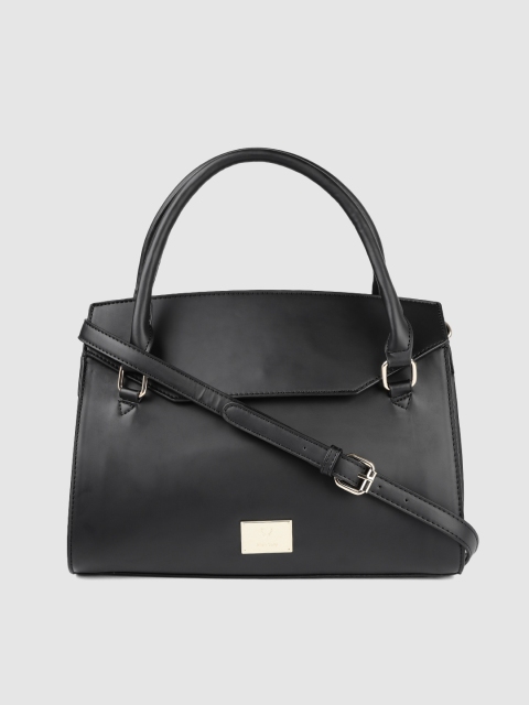 

Allen Solly Black Solid Satchel