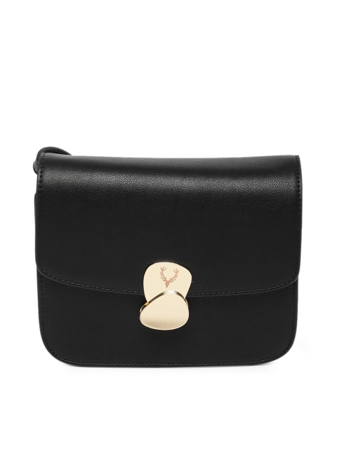

Allen Solly Black Solid Sling Bag