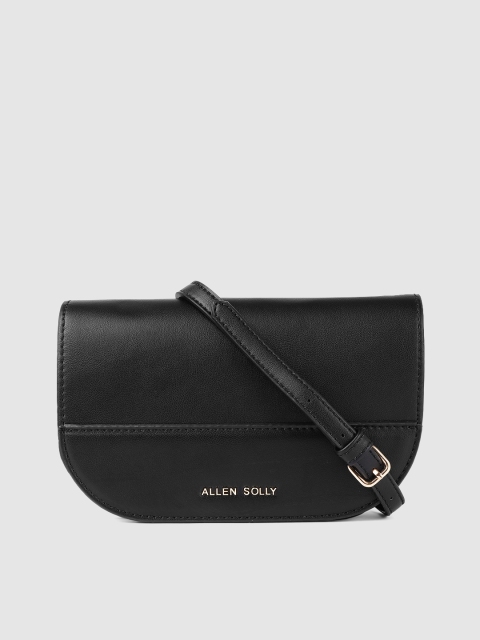 

Allen Solly Black Solid Sling Bag