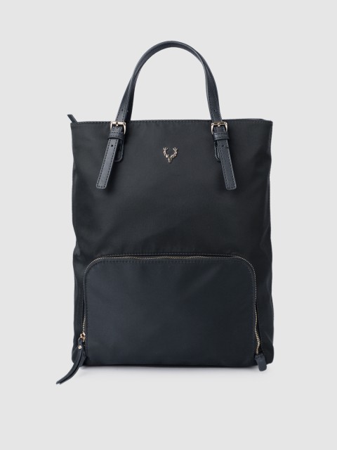 

Allen Solly Black Solid Handheld Bag