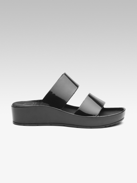 

Carlton London Women Black Solid Flatforms