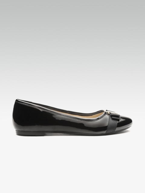 

Carlton London Women Black Solid Ballerinas