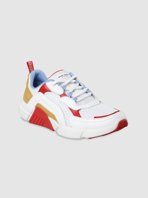 

Skechers Women White Mark Nason BLOCK - TRINITY Sneakers