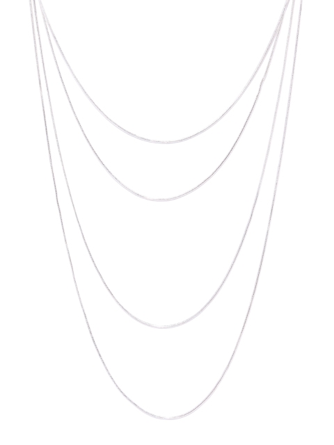 

Forever New Silver-Toned Layered Necklace