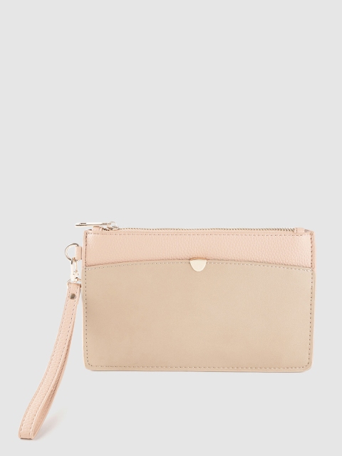 

Forever New Beige Solid Clutch