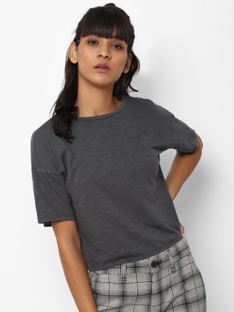 

AMERICAN EAGLE OUTFITTERS Women Assorted Checked V-Neck T-shirt