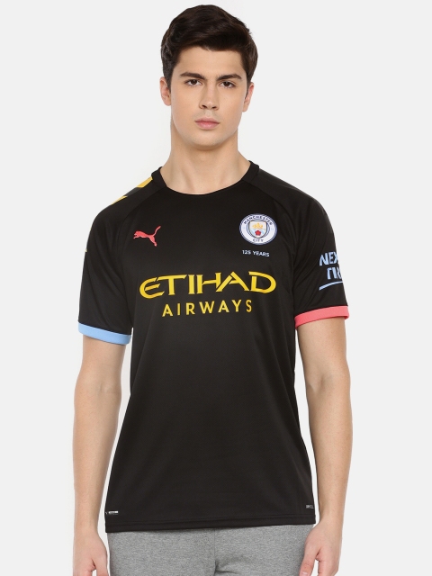 

Puma Men Black Printed MCFC AWAY dryCELL Round Neck T-shirt