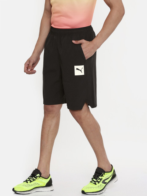 

Puma Men Black Solid Tec Sports Shorts