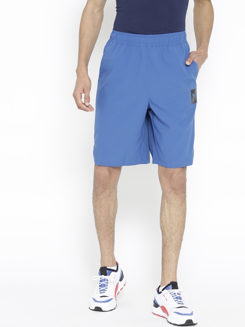 

Puma Men Blue Solid Woven Tec dryCELL Sports Shorts
