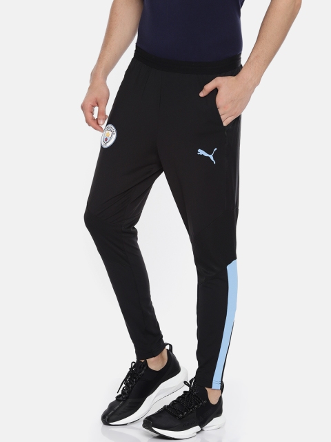 

Puma Men Black Solid Slim Fit Manchester City MCFC Training PRO DRYCELL Track Pants