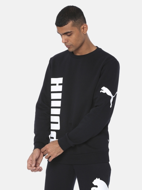 

Puma Men Black Printed Sweatshirt