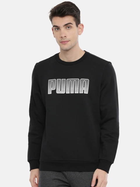 

Puma Men Black Regular Fit KA Crew FL Printed Sweatshirt