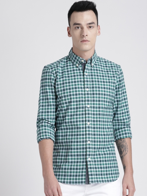 

GAP Men's Lived-In Stretch Oxford Shirt, Green