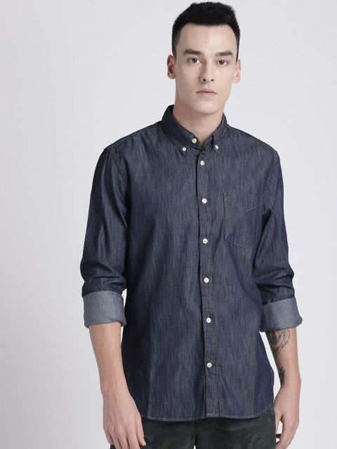 

GAP Men's Denim Shirt, Navy blue